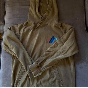 Khaki/Cream Hoodie | Skater/Surf wear